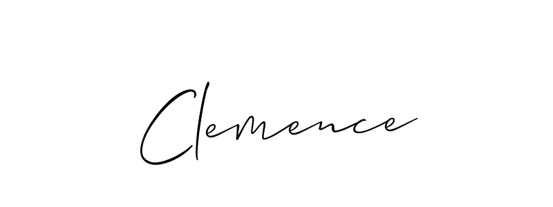 How to Draw Clemence signature style? Allison_Script is a latest design signature styles for name Clemence. Clemence signature style 2 images and pictures png