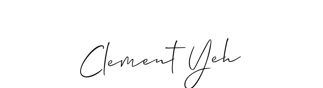 See photos of Clement Yeh official signature by Spectra . Check more albums & portfolios. Read reviews & check more about Allison_Script font. Clement Yeh signature style 2 images and pictures png
