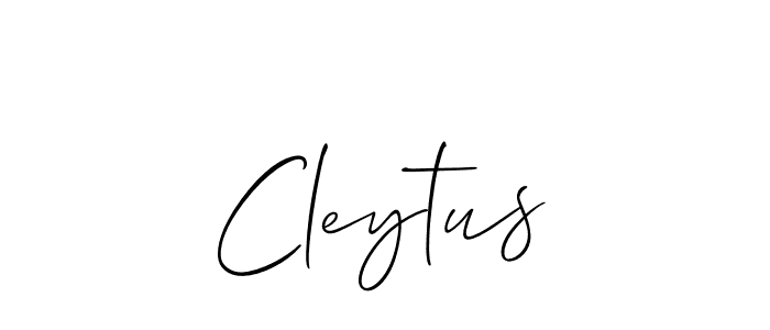 Also we have Cleytus name is the best signature style. Create professional handwritten signature collection using Allison_Script autograph style. Cleytus signature style 2 images and pictures png