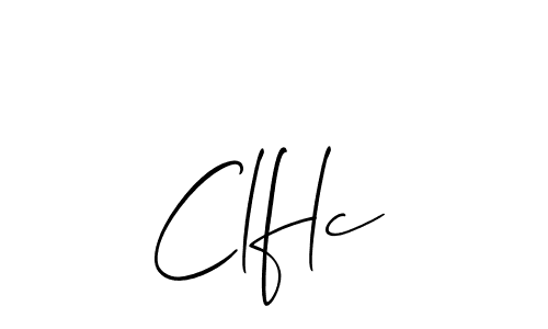 Also we have Clflc name is the best signature style. Create professional handwritten signature collection using Allison_Script autograph style. Clflc signature style 2 images and pictures png