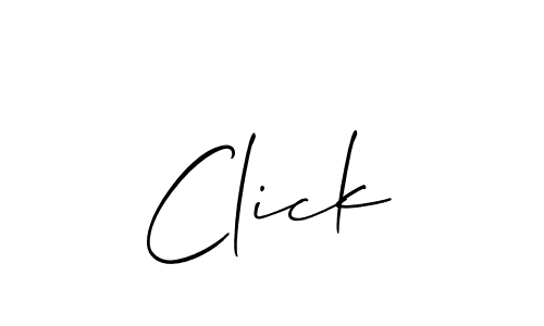 Allison_Script is a professional signature style that is perfect for those who want to add a touch of class to their signature. It is also a great choice for those who want to make their signature more unique. Get Click name to fancy signature for free. Click signature style 2 images and pictures png