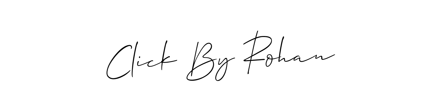 Use a signature maker to create a handwritten signature online. With this signature software, you can design (Allison_Script) your own signature for name Click By Rohan. Click By Rohan signature style 2 images and pictures png