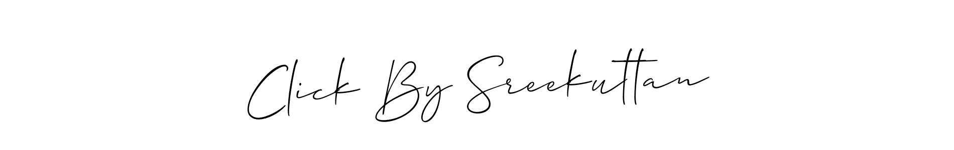 It looks lik you need a new signature style for name Click By Sreekuttan. Design unique handwritten (Allison_Script) signature with our free signature maker in just a few clicks. Click By Sreekuttan signature style 2 images and pictures png