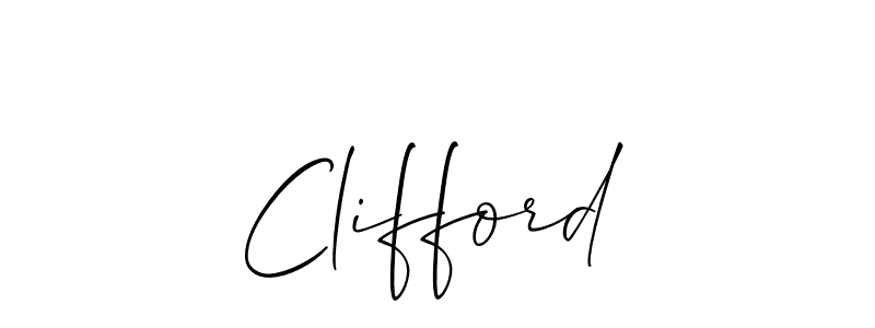 How to Draw Clifford signature style? Allison_Script is a latest design signature styles for name Clifford. Clifford signature style 2 images and pictures png