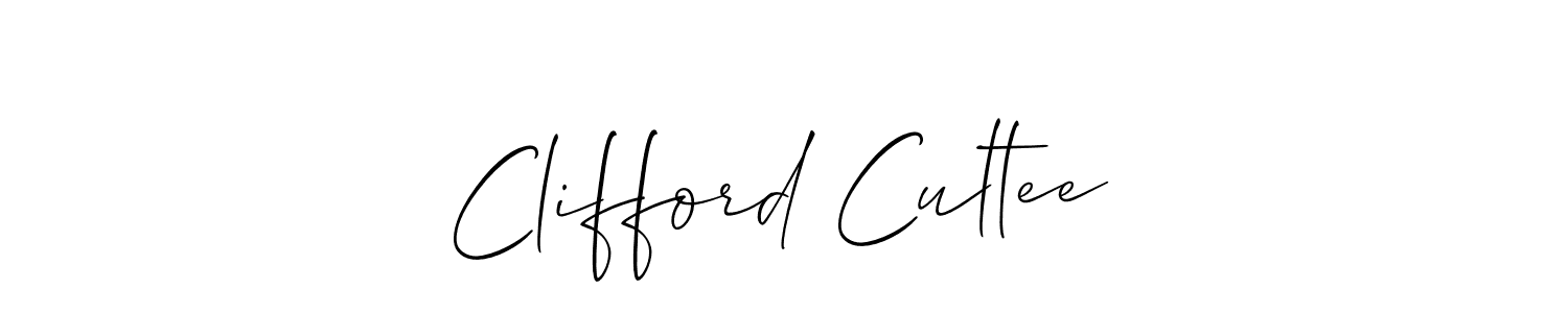 It looks lik you need a new signature style for name Clifford Cultee. Design unique handwritten (Allison_Script) signature with our free signature maker in just a few clicks. Clifford Cultee signature style 2 images and pictures png