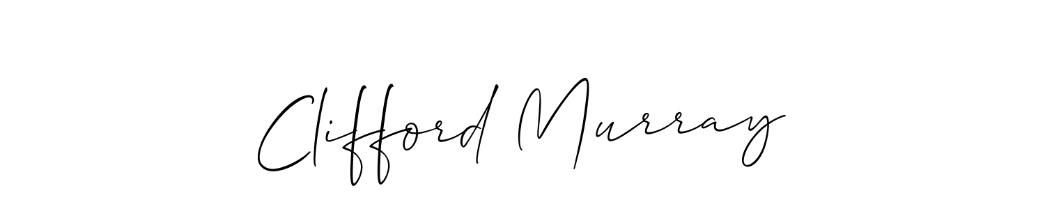 The best way (Allison_Script) to make a short signature is to pick only two or three words in your name. The name Clifford Murray include a total of six letters. For converting this name. Clifford Murray signature style 2 images and pictures png
