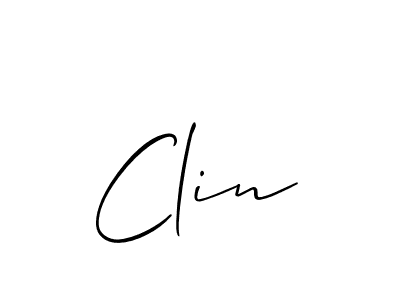 You should practise on your own different ways (Allison_Script) to write your name (Clin) in signature. don't let someone else do it for you. Clin signature style 2 images and pictures png