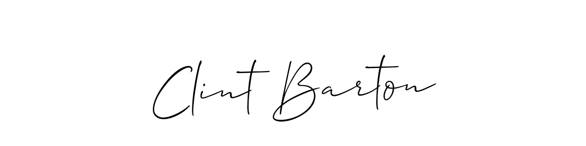 Also You can easily find your signature by using the search form. We will create Clint Barton name handwritten signature images for you free of cost using Allison_Script sign style. Clint Barton signature style 2 images and pictures png