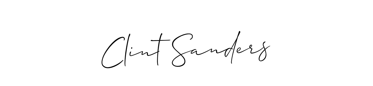 Once you've used our free online signature maker to create your best signature Allison_Script style, it's time to enjoy all of the benefits that Clint Sanders name signing documents. Clint Sanders signature style 2 images and pictures png