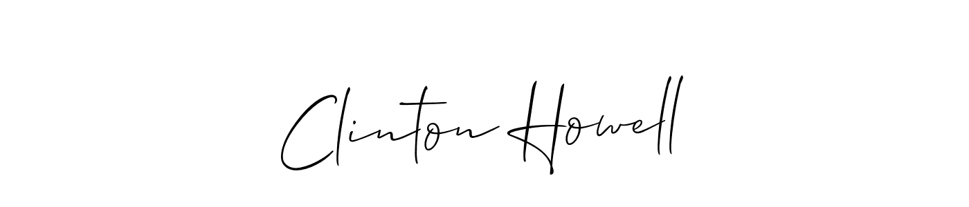 This is the best signature style for the Clinton Howell name. Also you like these signature font (Allison_Script). Mix name signature. Clinton Howell signature style 2 images and pictures png