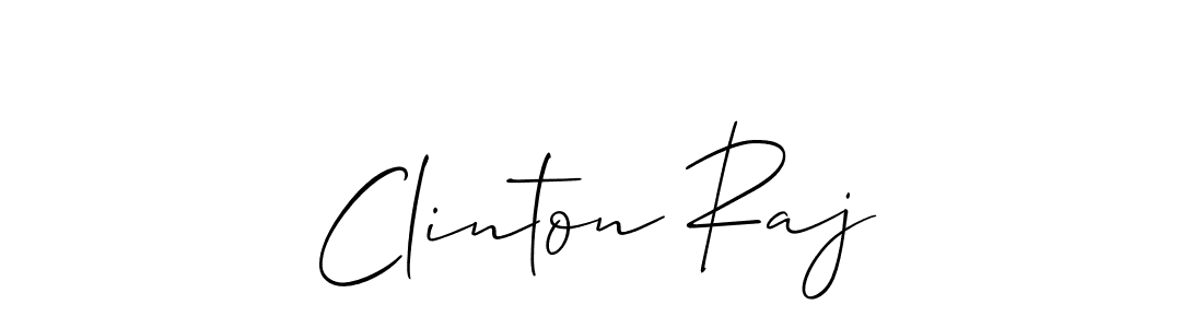 How to Draw Clinton Raj signature style? Allison_Script is a latest design signature styles for name Clinton Raj. Clinton Raj signature style 2 images and pictures png