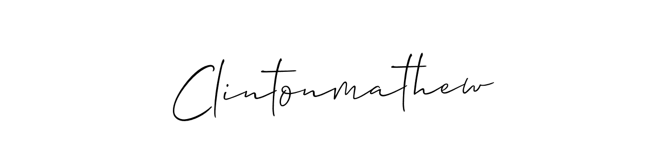 Make a beautiful signature design for name Clintonmathew. Use this online signature maker to create a handwritten signature for free. Clintonmathew signature style 2 images and pictures png