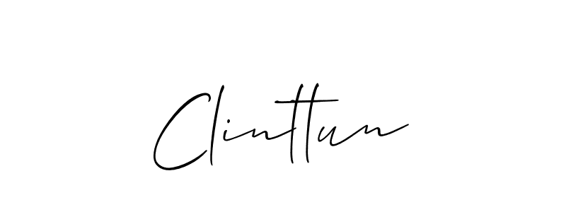 Once you've used our free online signature maker to create your best signature Allison_Script style, it's time to enjoy all of the benefits that Clinttun name signing documents. Clinttun signature style 2 images and pictures png