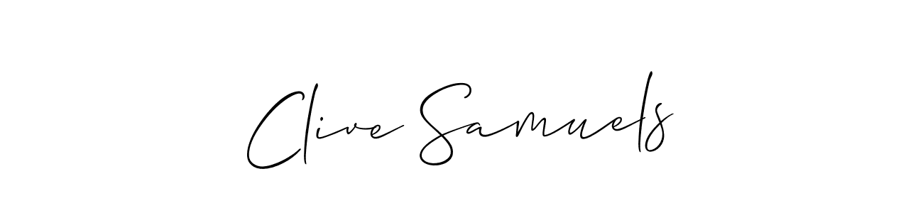See photos of Clive Samuels official signature by Spectra . Check more albums & portfolios. Read reviews & check more about Allison_Script font. Clive Samuels signature style 2 images and pictures png
