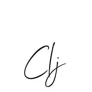 Once you've used our free online signature maker to create your best signature Allison_Script style, it's time to enjoy all of the benefits that Clj name signing documents. Clj signature style 2 images and pictures png