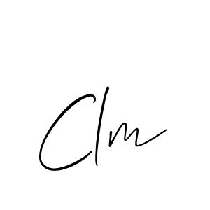 Also we have Clm name is the best signature style. Create professional handwritten signature collection using Allison_Script autograph style. Clm signature style 2 images and pictures png