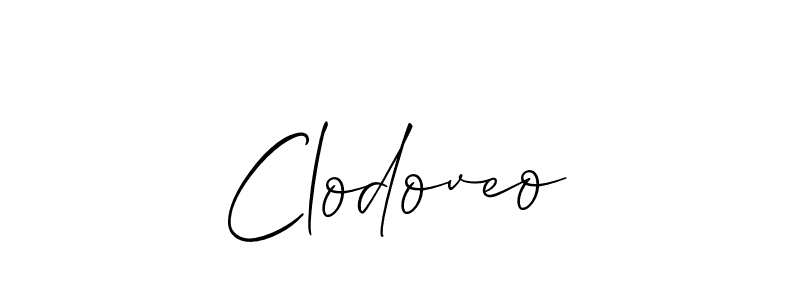 Best and Professional Signature Style for Clodoveo. Allison_Script Best Signature Style Collection. Clodoveo signature style 2 images and pictures png