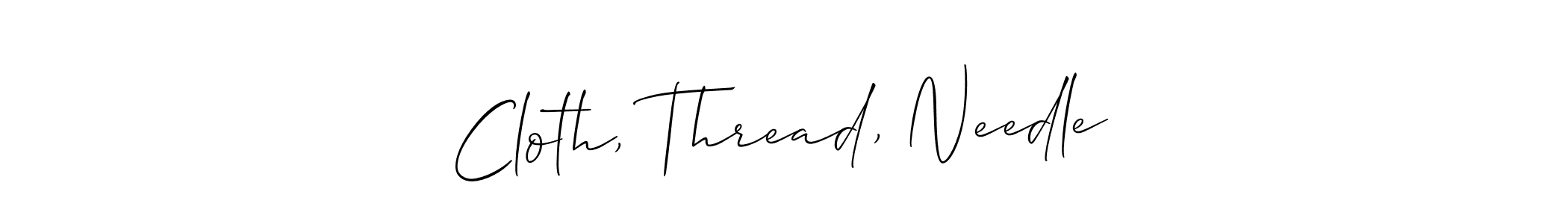 This is the best signature style for the Cloth, Thread, Needle name. Also you like these signature font (Allison_Script). Mix name signature. Cloth, Thread, Needle signature style 2 images and pictures png