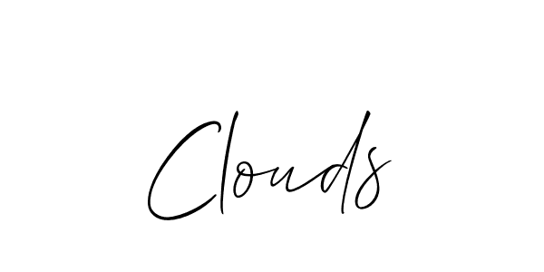 Here are the top 10 professional signature styles for the name Clouds. These are the best autograph styles you can use for your name. Clouds signature style 2 images and pictures png