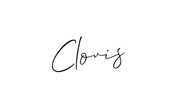 Also we have Clovis name is the best signature style. Create professional handwritten signature collection using Allison_Script autograph style. Clovis signature style 2 images and pictures png