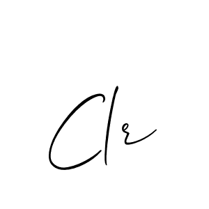 Clr stylish signature style. Best Handwritten Sign (Allison_Script) for my name. Handwritten Signature Collection Ideas for my name Clr. Clr signature style 2 images and pictures png