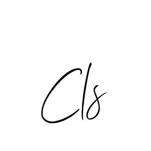 Also You can easily find your signature by using the search form. We will create Cls name handwritten signature images for you free of cost using Allison_Script sign style. Cls signature style 2 images and pictures png