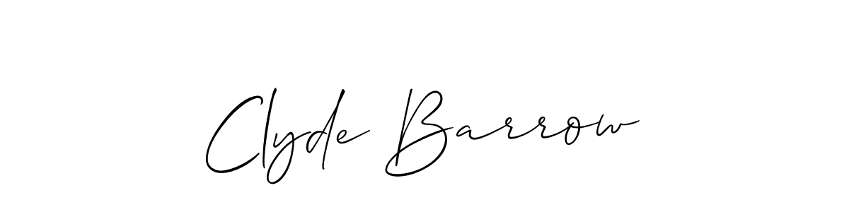 Make a beautiful signature design for name Clyde Barrow. Use this online signature maker to create a handwritten signature for free. Clyde Barrow signature style 2 images and pictures png