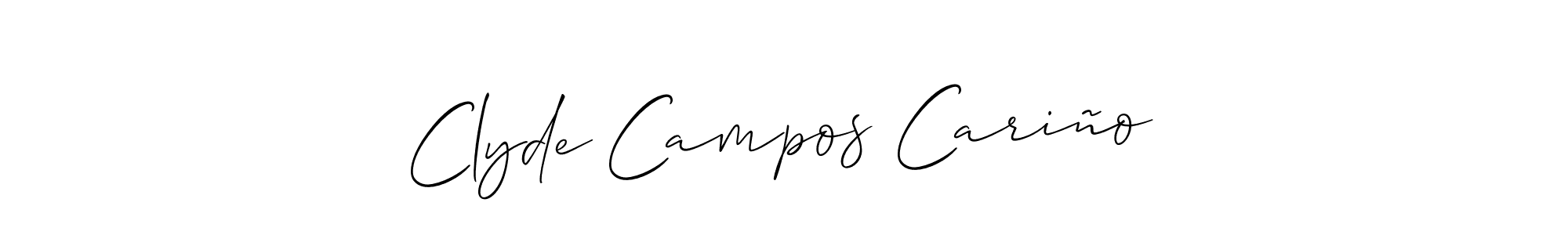 Make a beautiful signature design for name Clyde Campos Cariño. Use this online signature maker to create a handwritten signature for free. Clyde Campos Cariño signature style 2 images and pictures png