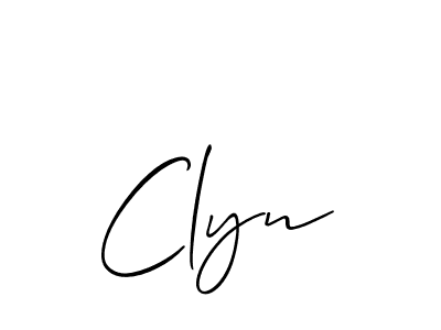 How to Draw Clyn signature style? Allison_Script is a latest design signature styles for name Clyn. Clyn signature style 2 images and pictures png