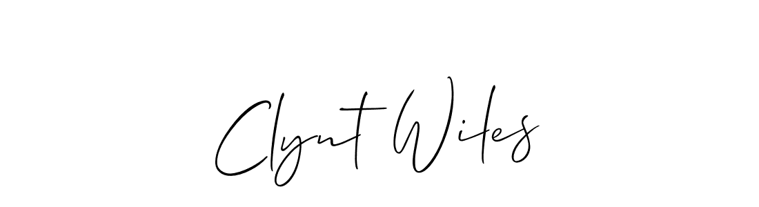 Once you've used our free online signature maker to create your best signature Allison_Script style, it's time to enjoy all of the benefits that Clynt Wiles name signing documents. Clynt Wiles signature style 2 images and pictures png