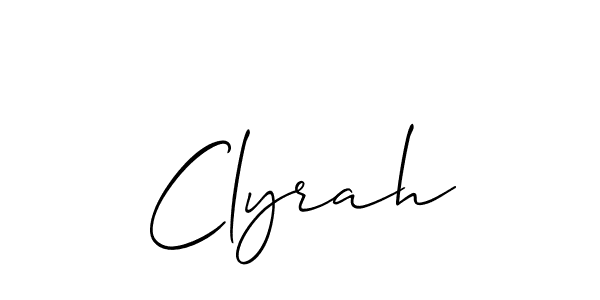 See photos of Clyrah official signature by Spectra . Check more albums & portfolios. Read reviews & check more about Allison_Script font. Clyrah signature style 2 images and pictures png