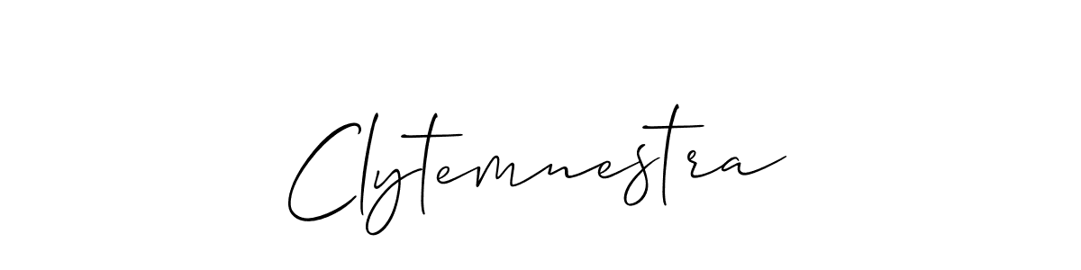 Create a beautiful signature design for name Clytemnestra. With this signature (Allison_Script) fonts, you can make a handwritten signature for free. Clytemnestra signature style 2 images and pictures png