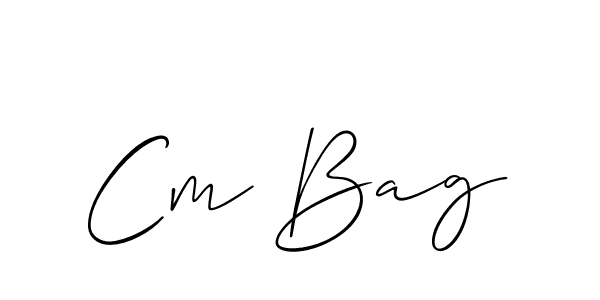 Check out images of Autograph of Cm Bag name. Actor Cm Bag Signature Style. Allison_Script is a professional sign style online. Cm Bag signature style 2 images and pictures png