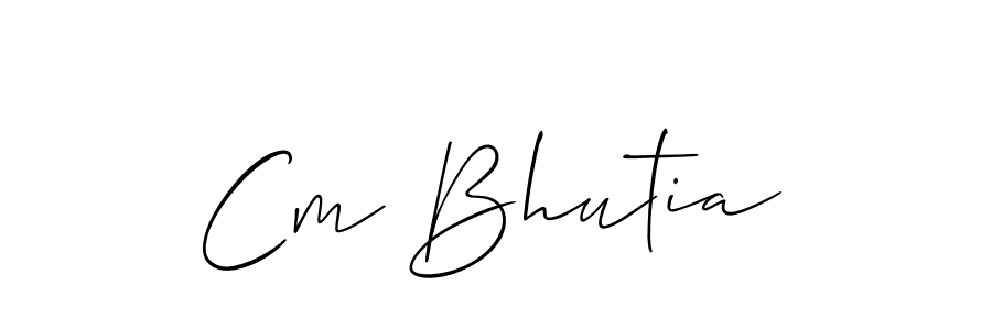 Check out images of Autograph of Cm Bhutia name. Actor Cm Bhutia Signature Style. Allison_Script is a professional sign style online. Cm Bhutia signature style 2 images and pictures png