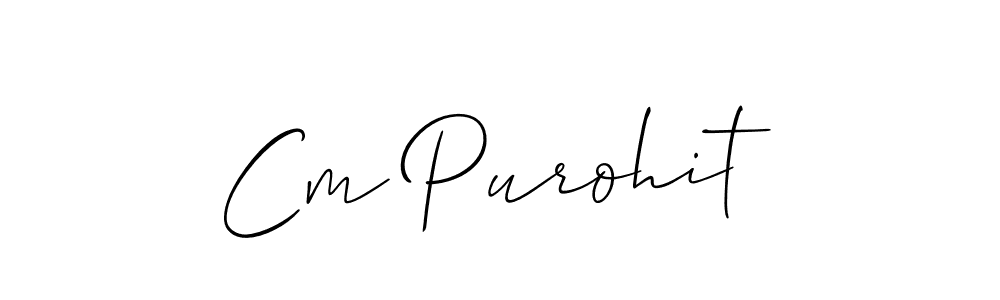 Make a short Cm Purohit signature style. Manage your documents anywhere anytime using Allison_Script. Create and add eSignatures, submit forms, share and send files easily. Cm Purohit signature style 2 images and pictures png