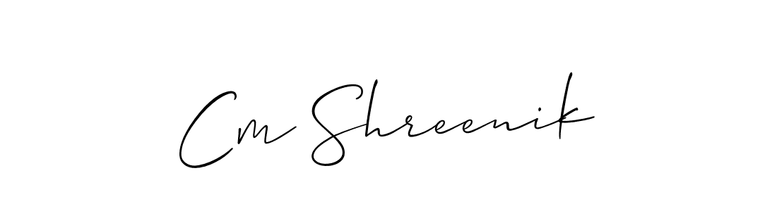 See photos of Cm Shreenik official signature by Spectra . Check more albums & portfolios. Read reviews & check more about Allison_Script font. Cm Shreenik signature style 2 images and pictures png