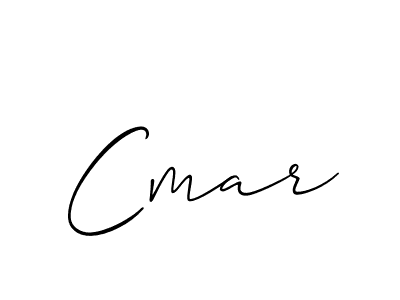 How to make Cmar signature? Allison_Script is a professional autograph style. Create handwritten signature for Cmar name. Cmar signature style 2 images and pictures png