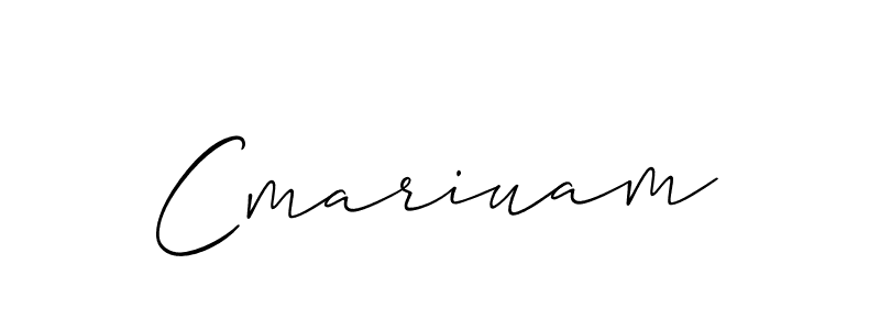 Make a beautiful signature design for name Cmariuam. Use this online signature maker to create a handwritten signature for free. Cmariuam signature style 2 images and pictures png
