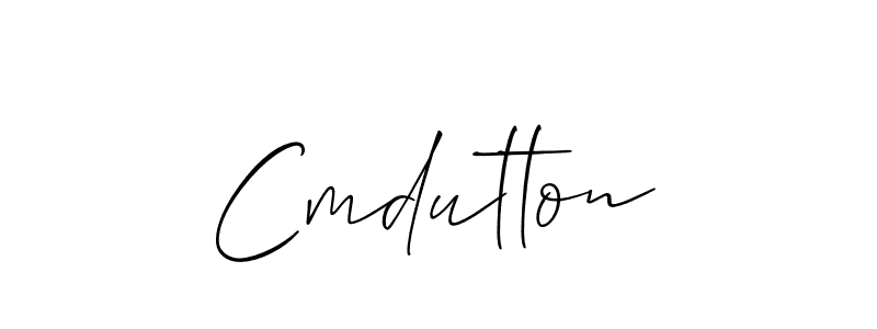 Make a beautiful signature design for name Cmdutton. Use this online signature maker to create a handwritten signature for free. Cmdutton signature style 2 images and pictures png