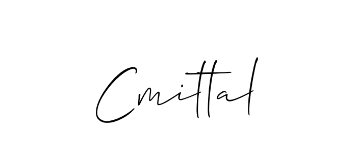 It looks lik you need a new signature style for name Cmittal. Design unique handwritten (Allison_Script) signature with our free signature maker in just a few clicks. Cmittal signature style 2 images and pictures png