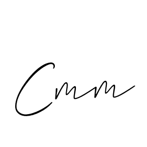 Use a signature maker to create a handwritten signature online. With this signature software, you can design (Allison_Script) your own signature for name Cmm. Cmm signature style 2 images and pictures png