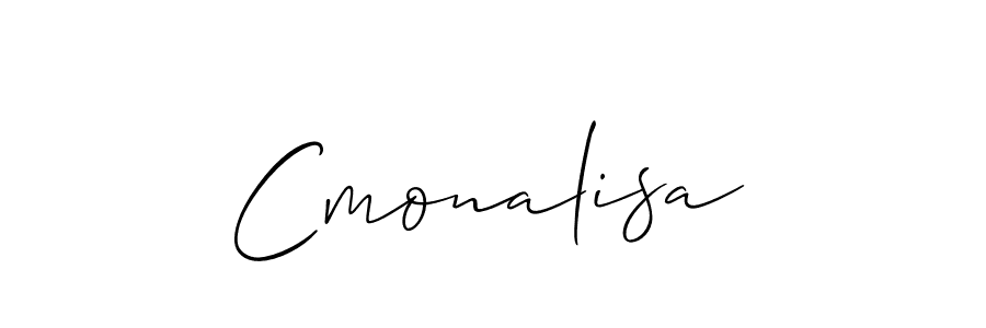 Also we have Cmonalisa name is the best signature style. Create professional handwritten signature collection using Allison_Script autograph style. Cmonalisa signature style 2 images and pictures png