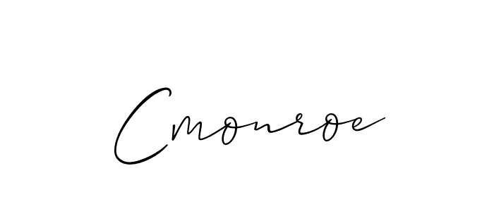 Create a beautiful signature design for name Cmonroe. With this signature (Allison_Script) fonts, you can make a handwritten signature for free. Cmonroe signature style 2 images and pictures png
