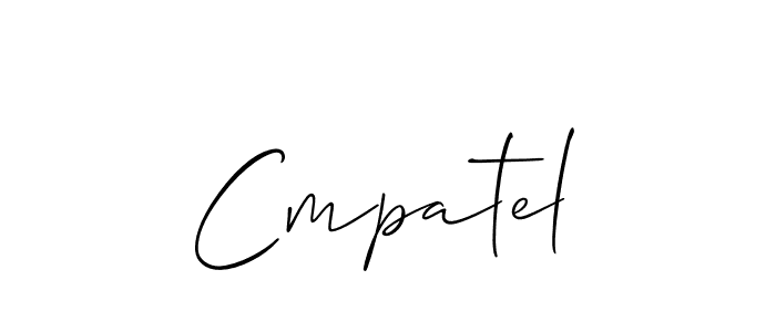 How to Draw Cmpatel signature style? Allison_Script is a latest design signature styles for name Cmpatel. Cmpatel signature style 2 images and pictures png