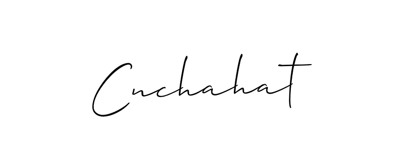 Best and Professional Signature Style for Cnchahat. Allison_Script Best Signature Style Collection. Cnchahat signature style 2 images and pictures png