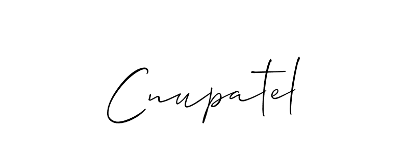 if you are searching for the best signature style for your name Cnupatel. so please give up your signature search. here we have designed multiple signature styles  using Allison_Script. Cnupatel signature style 2 images and pictures png