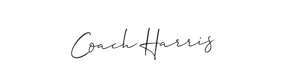 Once you've used our free online signature maker to create your best signature Allison_Script style, it's time to enjoy all of the benefits that Coach Harris name signing documents. Coach Harris signature style 2 images and pictures png