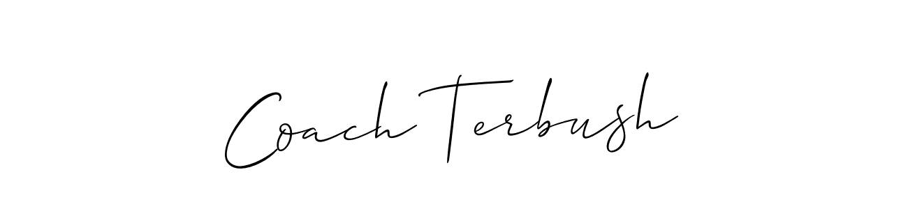 Once you've used our free online signature maker to create your best signature Allison_Script style, it's time to enjoy all of the benefits that Coach Terbush name signing documents. Coach Terbush signature style 2 images and pictures png