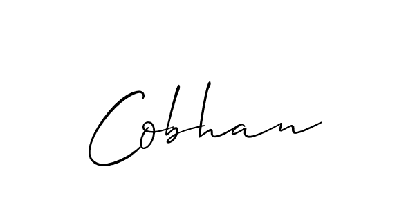 It looks lik you need a new signature style for name Cobhan. Design unique handwritten (Allison_Script) signature with our free signature maker in just a few clicks. Cobhan signature style 2 images and pictures png