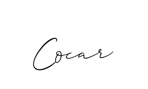 This is the best signature style for the Cocar name. Also you like these signature font (Allison_Script). Mix name signature. Cocar signature style 2 images and pictures png